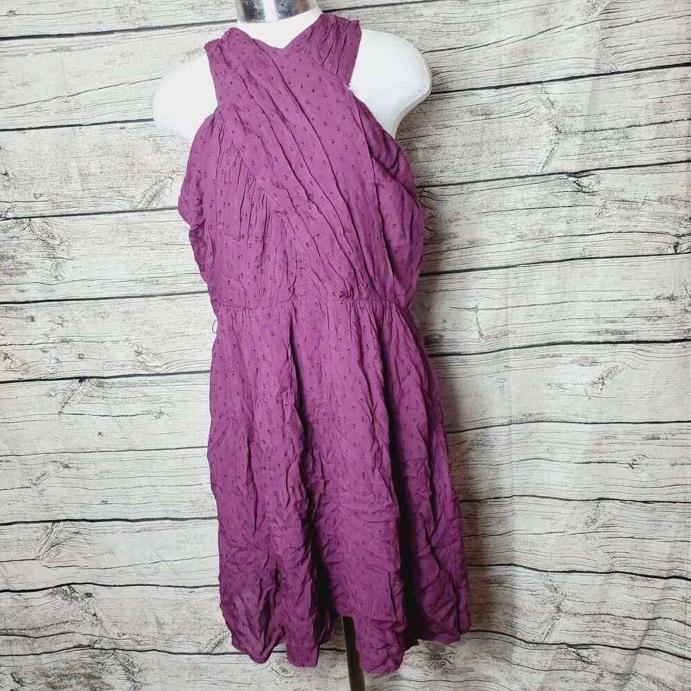 Loft Burgundy Sundress Size 12 Petite